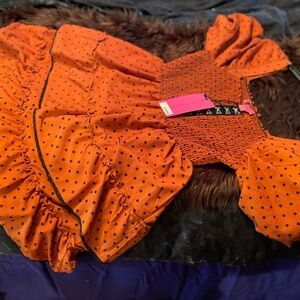 Adorable Betsey Johnson smocked dress.